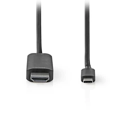 Μετατροπέας USB Nedis 3.2 Gen 1x1 Type-C αρσ. - HDMI αρσ., 2.00m.
