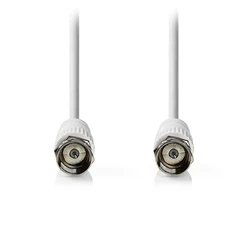 Καλώδιο Κεραίας Nedis F αρσ. - F αρσ. 2.00m σε άσπρο χρώμα.