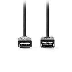 Καλώδιo Προέκτασης Usb 3.2 Gen 1x1 A Αρσ. - Usb A Θηλ. 2.00m, Σε Μαύρο Χρώμα