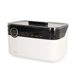 Ψηφιακή Συσκευή Καθαρισμού Υπερήχων 70w, Σε Λευκό Χρώμα.