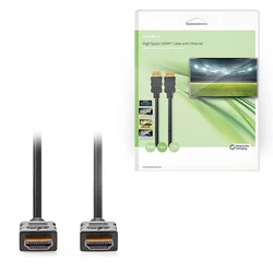 Καλώδιο HDMI Nedis Cvgb34060bk100 With Ethernet HDMI High Speed Αρσ. - HDMI Αρσ. 10.0m