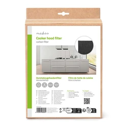 Φίλτρων Άνθρακα Απορροφητήρα Nedis Universal 57 x 47cm, Μαύρο.