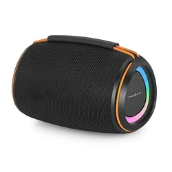 Nedis Φορητό Bluetooth Ηχείο 40W με RGB φωτισμό (Μαύρο/Πορτοκαλί)