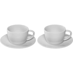 Jura Porcelain Coffee Cup Set Brown 170ml 2pcs