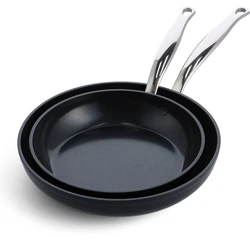 Green Pan Σετ Τηγάνια από Αλουμίνιο με Κεραμική Επίστρωση, 2 τμχ
