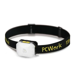 Φακός Κεφαλής Pcwork Pcw12b Επαναφορτιζόμενος 200 Lumens Ipx4