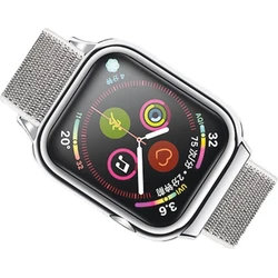 USAMS strap with protective case Apple Watch 4 40mm silver ZB73IW2