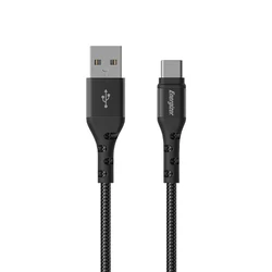 Καλώδιo USB Energizer Braided USB-C to USB-A Black 2m (C520CKBK)