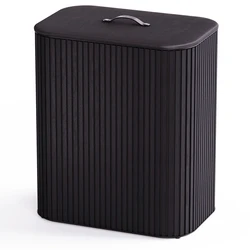 Joseph Joseph Tota Luxe Καλάθι Απλύτων 2 Θέσεων Μαύρο 90L