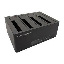 LC-Power Docking Station για Σκληρούς Δίσκους SATA με σύνδεση USB 3.0 (LC-DOCK-U3-4B-V2)