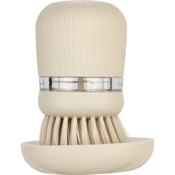 Brabantia Plastic Cleaning Brush with Handle - Beige
