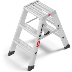 Hailo Master D80 2 x 3 Σκαλοπάτια Διπλής Πρόσβασης Πτυσσόμενο