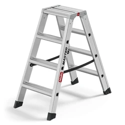 Hailo Master D100 διπλής όψεως σκάλα 2 x 5 σκαλοπάτια