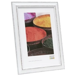 Deknudt S221H3 Wooden Photo Frame with White Mat 10x15 cm