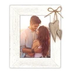 ZEP Wooden Photo Frame with White Border RE668W