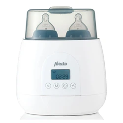 Ψηφιακός Θερμαντήρας Μπιμπερό Alecto Bw700twin Για Θέρμανση Αποστείρωση Και Απόψυξη Σε Λευκό Χρώμα