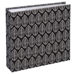 HAMA La Fleur Photo Album for 10x15 cm Photos, Black - Holds 200 Photos