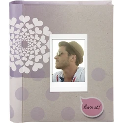Fujifilm Instax Mini Stylish Ornaments Photo Album for 60 Photos Purple