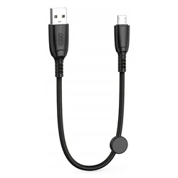 Καλώδιο USB XO High-Speed Α αρσ. - micro USB αρσ., 0.25m Μαύρο