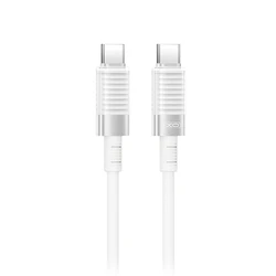Καλώδιο USB XO High-Speed Type-C αρσ. - Type-C αρσ., 1.00m Λευκό