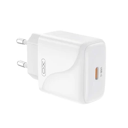 Φορτιστής Πρίζας XO Universal USB-C PD20W, Λευκό