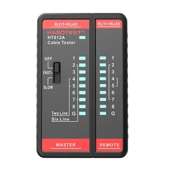 Tester Καλωδίων Network Habotest HT812A RJ45/RJ14/RJ12/RJ9