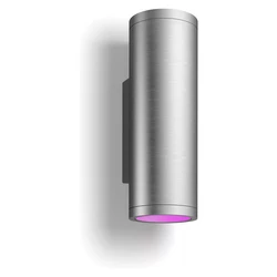 Επιτοίχιο Εξωτερικό Φωτιστικό Philips Hue White & Color Ambiance Appear round stainless steel 1200lm