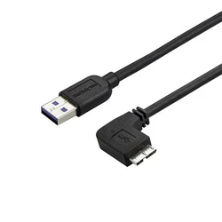 Καλώδιο USB σε Micro USB Startech USB3AU2MRS Μαύρο