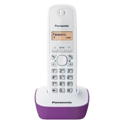 Ασύρματο Τηλέφωνο Panasonic KX-TG1611GRF Λευκό-Μωβ