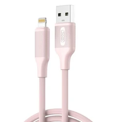 Καλώδιο Φόρτισης Xo Nb265 Minimalist Series Lightning, Ροζ