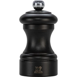 Peugeot BISTRO manual salt mill, beech wood, chocolate finish, 10 cm