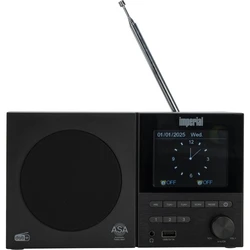 Imperial DABman-120BK μαύρο - Ψηφιακό ραδιόφωνο DAB+/FM με Bluetooth & USB
