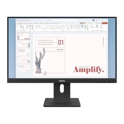 Monitor 23.8" Lenovo ThinkVision E24-40 IPS FHD, Slim Bezel, HDMΙ, DP, VGA, Height adjustable, Speakers
