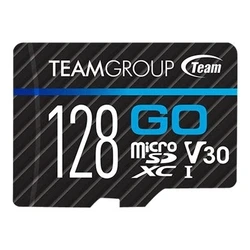 Team GO 128GB κάρτα μνήμης microSDXC UHS‑I U3 V30 (TGUSDX128GU303)