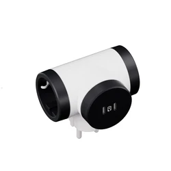 Legrand Πολύπριζο 2 Θέσεων 694432 με 2x USB-C (Λευκό/Σκούρο Γκρι)