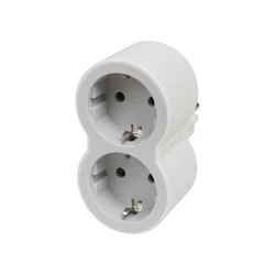 Πολύπριζο Ασφαλείας Legrand SurgeArrest 2 Outlets White/Grey