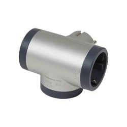 Πολύπριζο Ασφαλείας Legrand SurgeArrest 3 Outlets Black/Grey