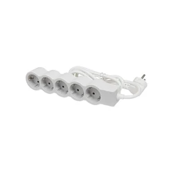 Πολύπριζο Ασφαλείας Legrand SurgeArrest 5 Outlets 1.5m Cable White/Grey