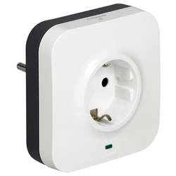 Μονόπριζο Ασφαλείας Legrand SurgeArrest 1 Outlet White, 2 x RJ45