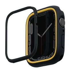 UNIQ Moduo Case Apple Watch 4/5/6/7/8/9/SE 44/45mm black-mustard/midnight-mustard