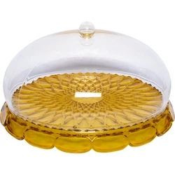 Guzzini VANITY Cake Serving Set - Saffron yellow