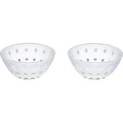 Guzzini Le Murrine 2 Bowl Set 12 cm Pearl/White/Pearl