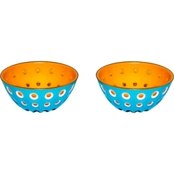 Guzzini Le Murrine Set of 2 Bowls 12.5 cm Blue/Orange
