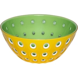Guzzini Le Murrine Bowl 25 cm - Saffron Yellow/White/Water green