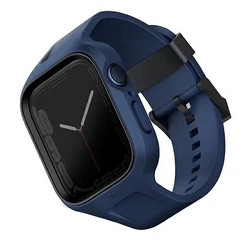 Belt + case UNIQ Monos 2in1 Apple Watch 4/5/6/7/8/9/SE 44/45mm blue/marine blue