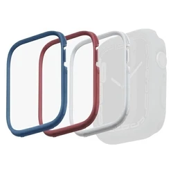 UNIQ frame for Moduo Apple Watch 4/5/6/7/8/9/SE 44/45mm Blue-Red-White [3 PACK]