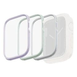 UNIQ frame for Moduo case Apple Watch 4/5/6/7/8/SE 40/41mm Sage-Lilac-White [3 PACK]