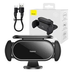 Βάση Στήριξης Smartphone Solar Electric Baseus Steel Cannon Pro (Black)