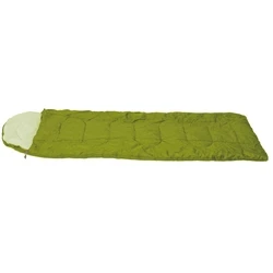 Campus KRAKATOA Sleeping Bag Green 220x75 cm with Pillow & Compression Sack