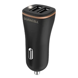 Φορτιστής Αυτοκινήτου 2xUSB 30W Duracell (Black)